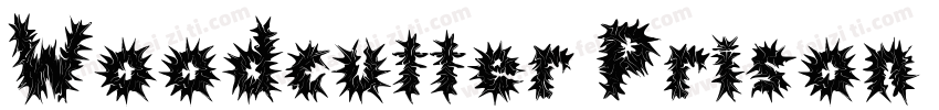 Woodcutter Prison Tattoo字体转换